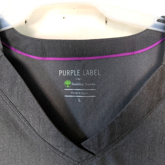 Healing Hands Purple Label Scrub Top - Picture 4 of 7